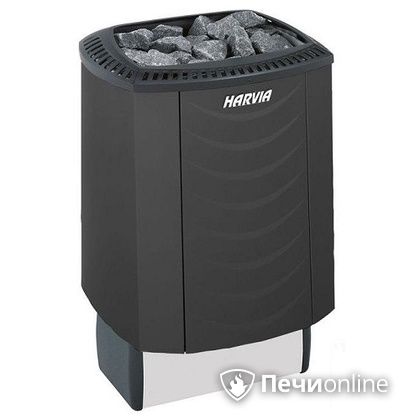 Электрокаменка для сауны Harvia Sound M45E Black без пульта, 4.5 кВт в Новокузнецке